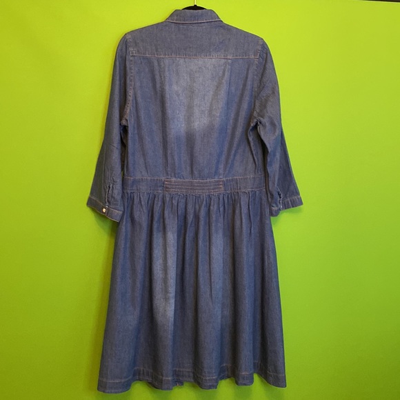 Denim Dress/Jacket Button Down (Pearl Snap buttons) 3XL - Picture 3 of 6